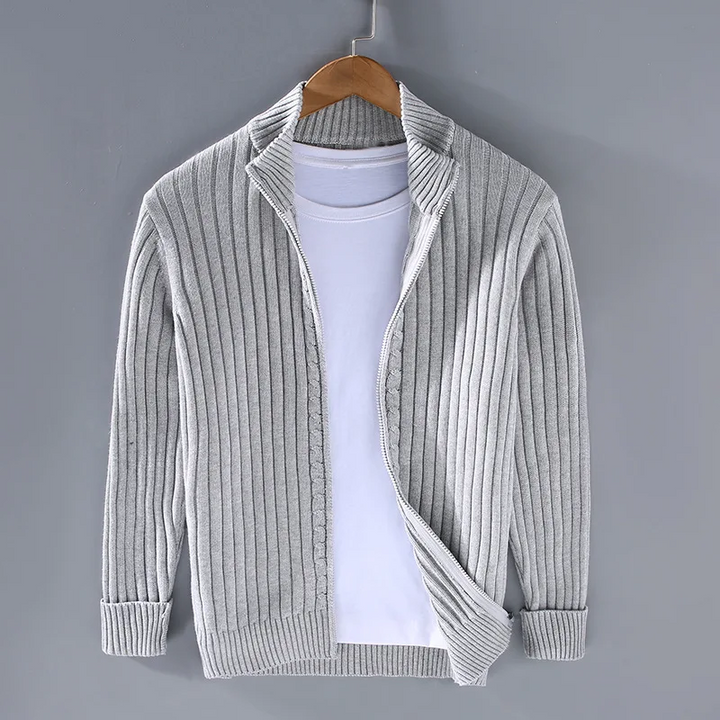 Louis | Comfortable Ribbed Cardigan