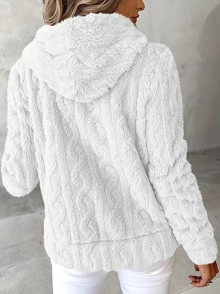 Livia | Hooded Full-Zip Sweater