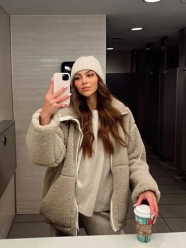 Violet | Soft, warm winter jacket