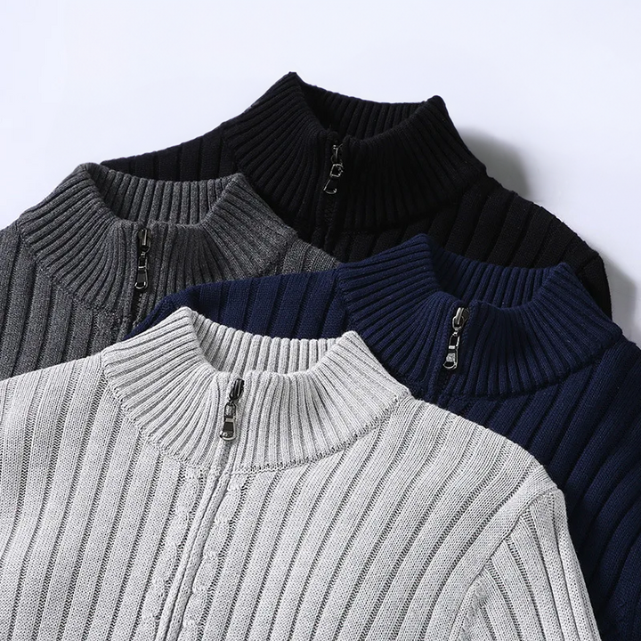 Louis | Comfortable Ribbed Cardigan