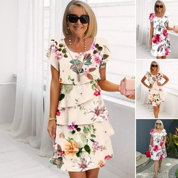 Victoria | Dewdrop Floral Dress