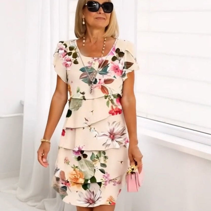 Victoria | Dewdrop Floral Dress