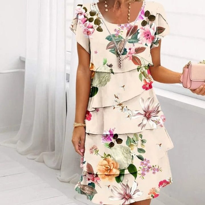 Victoria | Dewdrop Floral Dress
