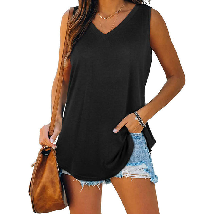 Lydia | Classic Summer V-Neck Top
