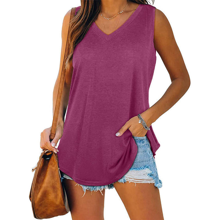 Lydia | Classic Summer V-Neck Top