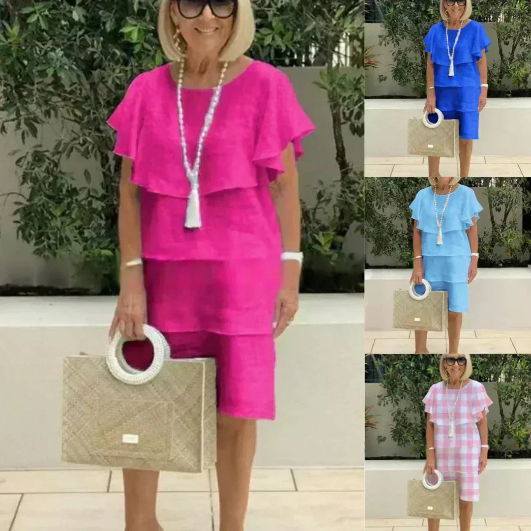 Stella | Graceful Ruffle Flow Dress