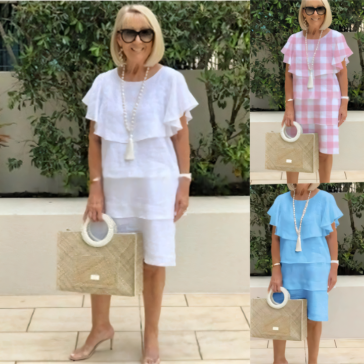 Stella | Graceful Ruffle Flow Dress