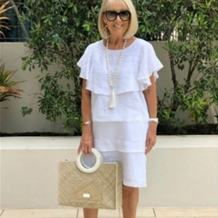 Stella | Graceful Ruffle Flow Dress