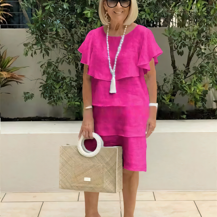 Stella | Graceful Ruffle Flow Dress