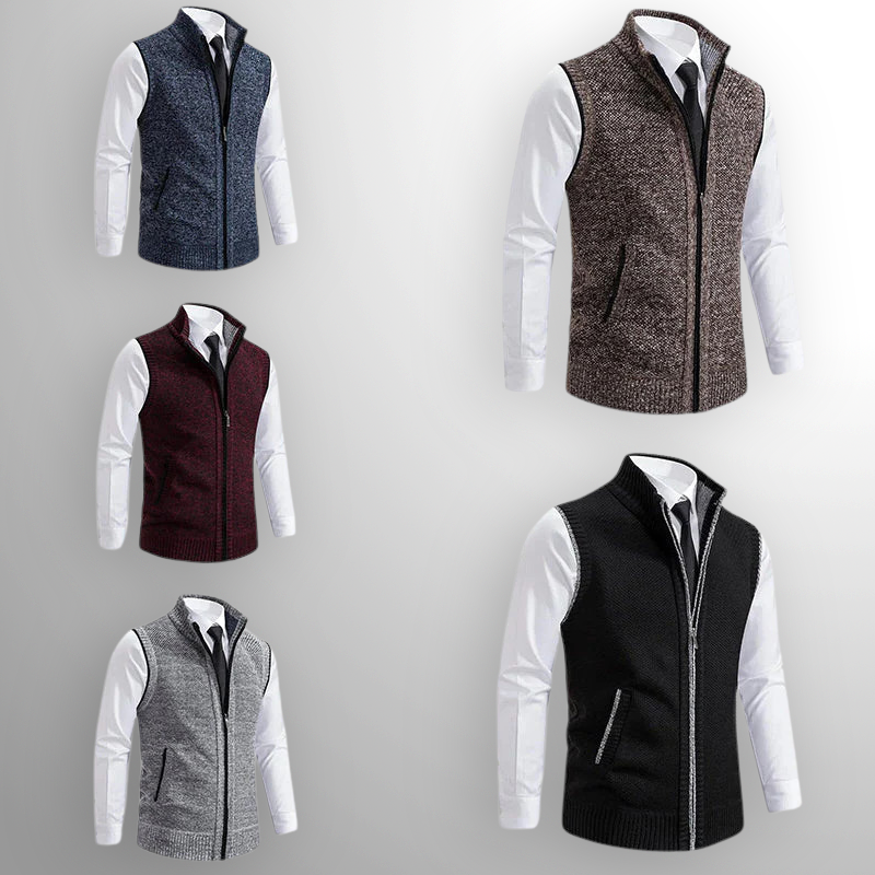 Adam | Gilet with Full Zip